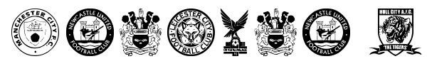 Premier League font preview